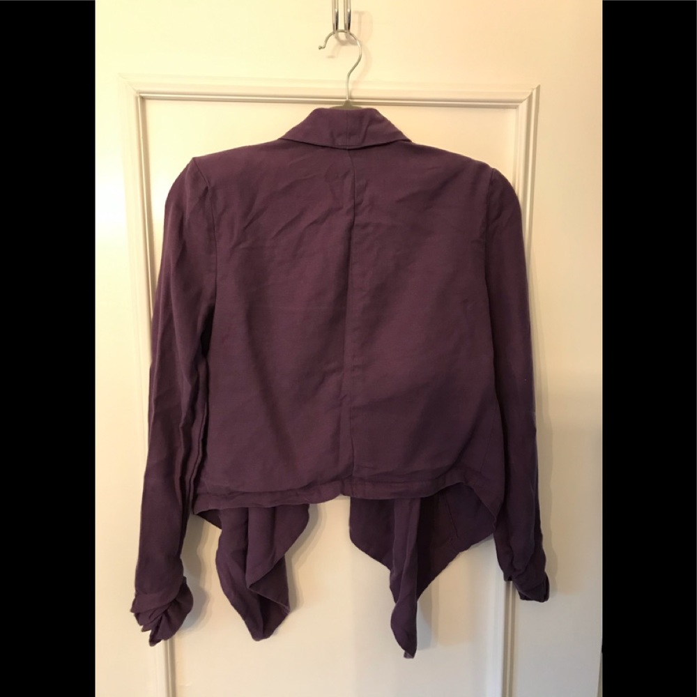Forever 21 Plum Purple High-Low Blazer - Picture 14 of 14
